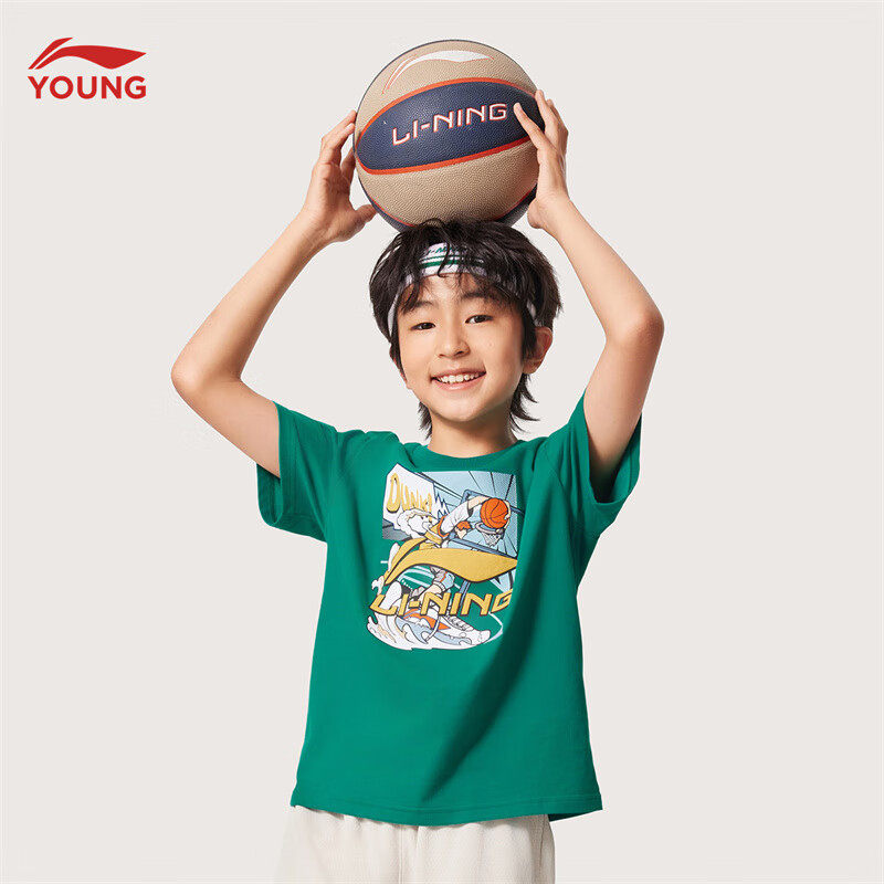 李宁儿童速干T恤男大童26新款男童棉感亲肤短袖青少年大运动半袖,童装/婴儿装/亲子装,T恤,淘宝优惠券,粉丝福利购,淘宝优惠卷