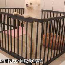 高端柯基泰迪狗笼子小型犬中型犬宠物栅栏围栏隔离门室内自由组合