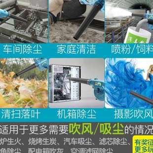 CRT充电鼓风机大功率锂电吹风吹灰工业家用无线小型车载电脑除器