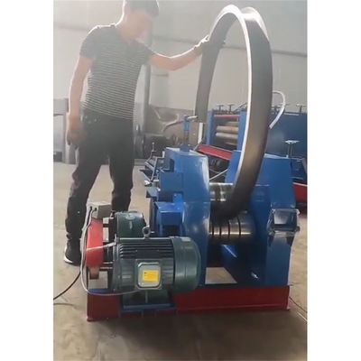 建筑工程槽钢卷圆机 自动打圈机械 Channel steel coil rounder