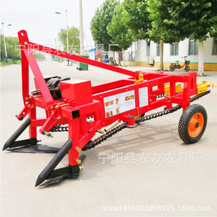 四轮车花生收获机花生拔秧起果小型家用手扶车花生收获机厂家