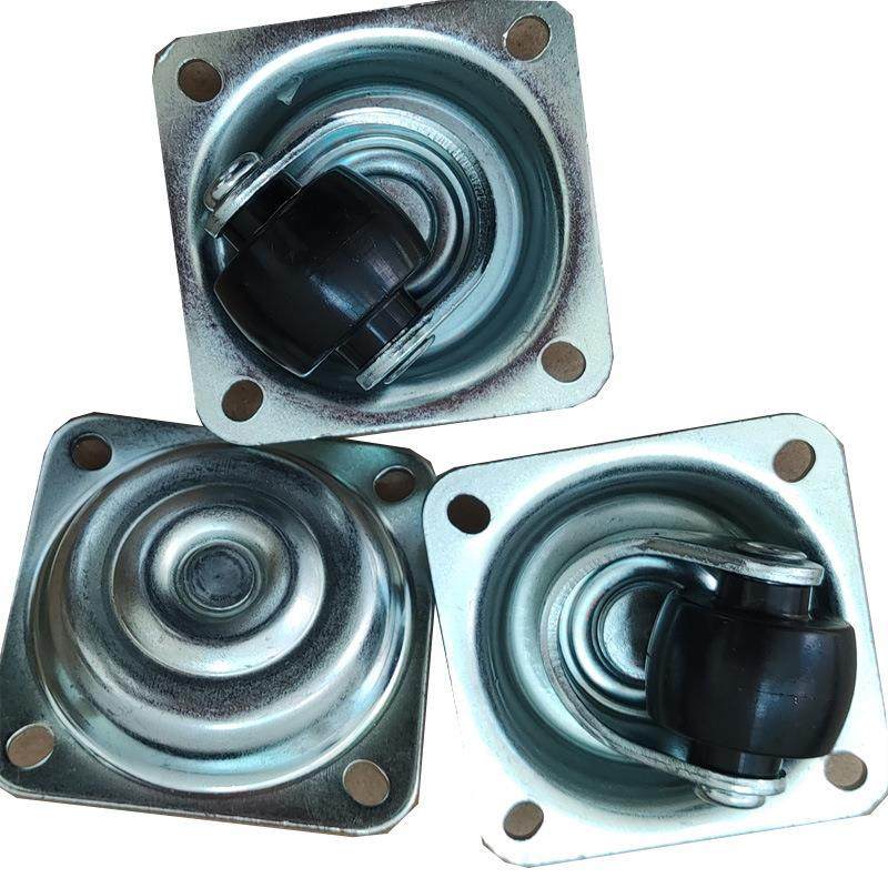 进口低重心脚轮J-CRE02-D32-NP中轻载型日式底板平底活动型