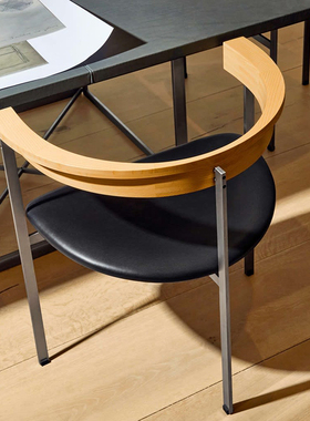 丹麦进口正版 Fritz Hansen 书椅 餐椅 PK11 北欧经典