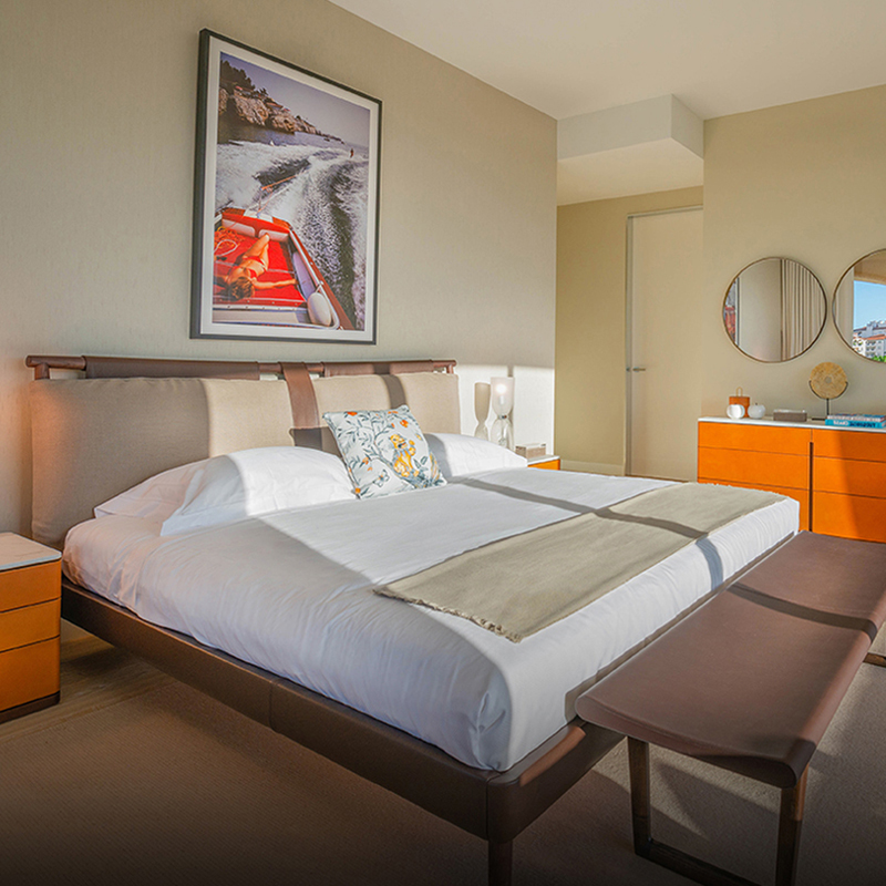 PoltronaFrau进口正版皮革床