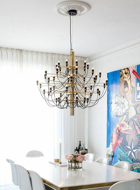 意大利进口正版 Flos 2097 Gino Sarfatti枝形吊灯意式现代经典