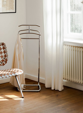 德国进口正版ClassiCon 衣帽架 Mandu 裤架镀铬钢管办公室装饰