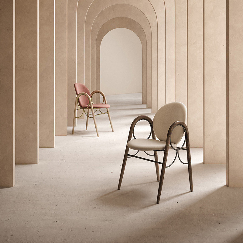丹麦进口正版 Brdr. Krüger 拱形椅Arkade Chair 拱门椅餐椅北欧