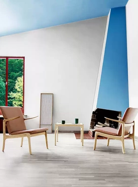 丹麦进口正版 Carl Hansen & Søn 意式极简 OW124 休闲单椅