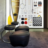 Primate 跪椅单人椅 休闲椅扶手椅躺椅 Zanotta 意大利进口正版