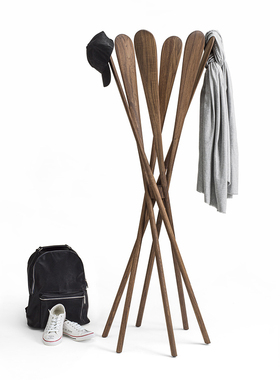 意大利进口正版Riva1920 衣帽架 Veneziano 挂衣架实木