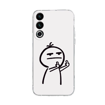 适用中指手机壳魅族透明