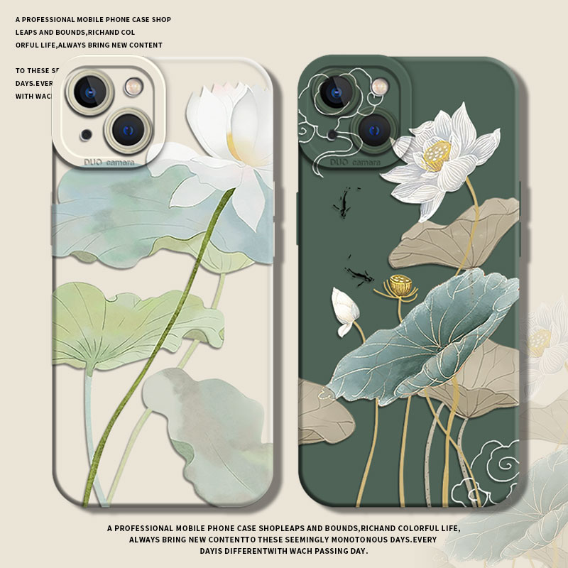 适用荷花手机壳小米红米硅胶