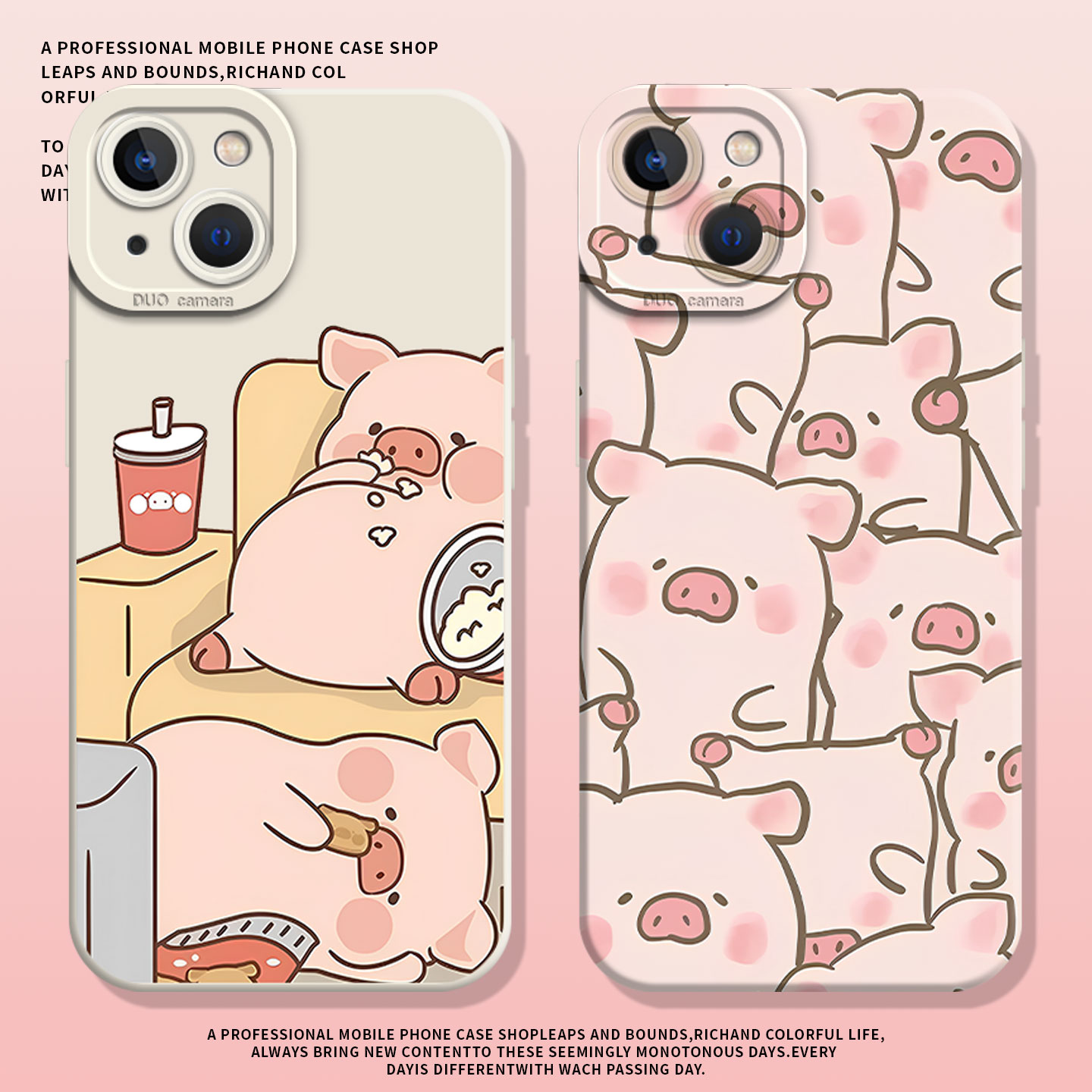 可爱lulu罐头猪适用苹果手机壳