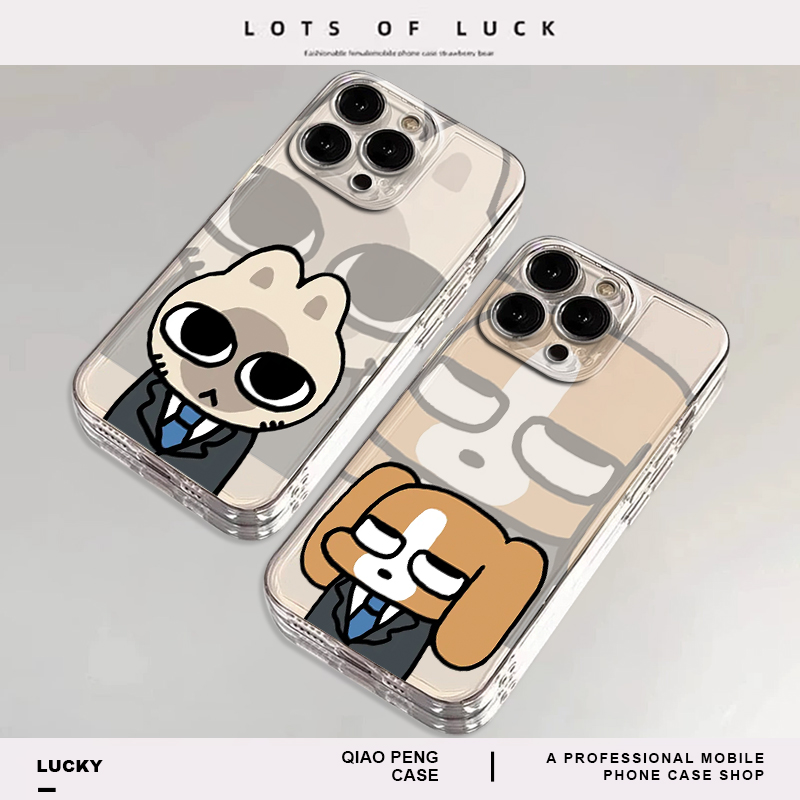 适用华为系列手机壳打工人比格