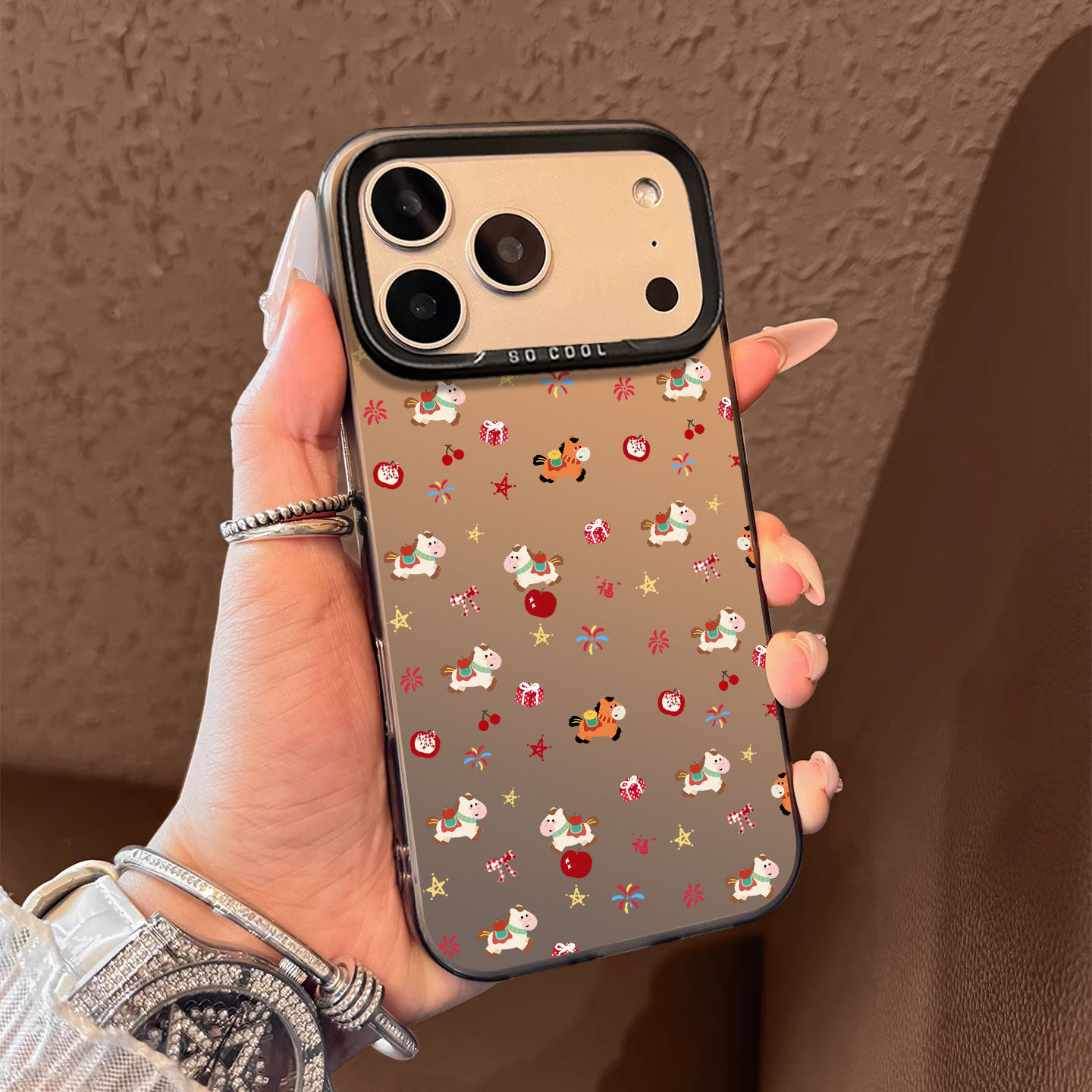 适用苹果17手机壳新款iPhone16promax烟花小马15马年13本命年14新年plus樱桃12过年mini限定11高级x彩银xr/xs,3C数码配件,手机保护套/壳,淘宝优惠券,粉丝福利购,淘宝优惠卷