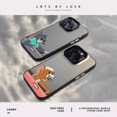 iPhone16情侣Air猫和老鼠13卡通15高级11 开车汤姆杰瑞适用苹果17promax手机壳新款 12mini 8plus7