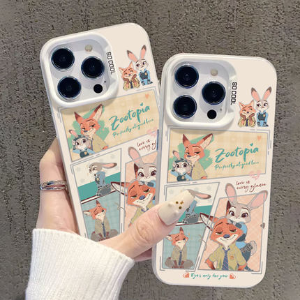 尼克朱迪适用小米14pro手机壳13/15情侣11ultra疯狂动物城10红米k80k70狐狸k60k50k40k90兔子note12新款17max