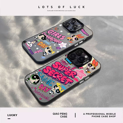 飞天小女警适用小米14pro手机壳15可爱12s新款红米k70k60卡通civi4动漫note13/turbo3套11ultra/k50k40k90k80