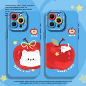 苹果小狗适用小米15手机壳13新款 14pro情侣12s卡通11ultra红米k80k70k60k50k40k30女款 turbo4蓝色note10狗狗9