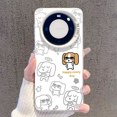 适用华为系列手机壳可爱比格情侣