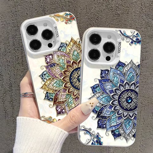 适用小米红米手机壳敦煌莲花