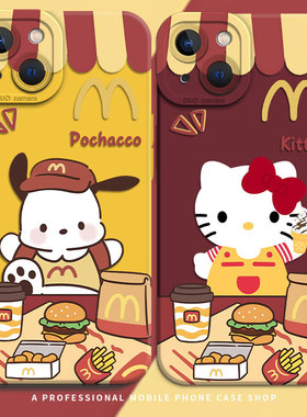 麦门帕恰狗适用iPhone13手机壳kt猫苹果16promax新款15/17/12mini可爱14情侣11凯蒂猫x红色xs硅胶xr/8plus/7p