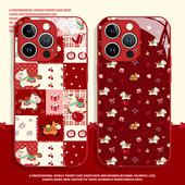 本命年13新年12红色11玻璃x7ultra x6x5 格子小马适用oppofindx9手机壳Reno15新年14pro马年x8s