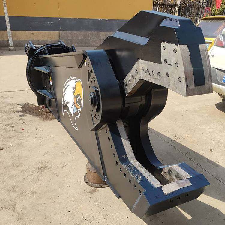 挖掘机液压鹰嘴钳属具挖掘单缸粉碎钳双油缸液压机械破碎钳