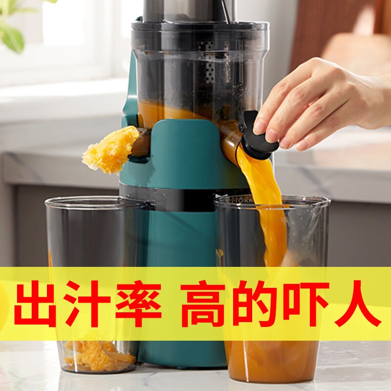 德国品牌榨汁机大口径家用渣汁分原汁机全自动渣汁慢磨榨果汁离