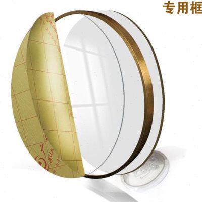十字绣裱框圆形钻石画框架带玻璃加卡纸自装定制铝合金相画框挂墙