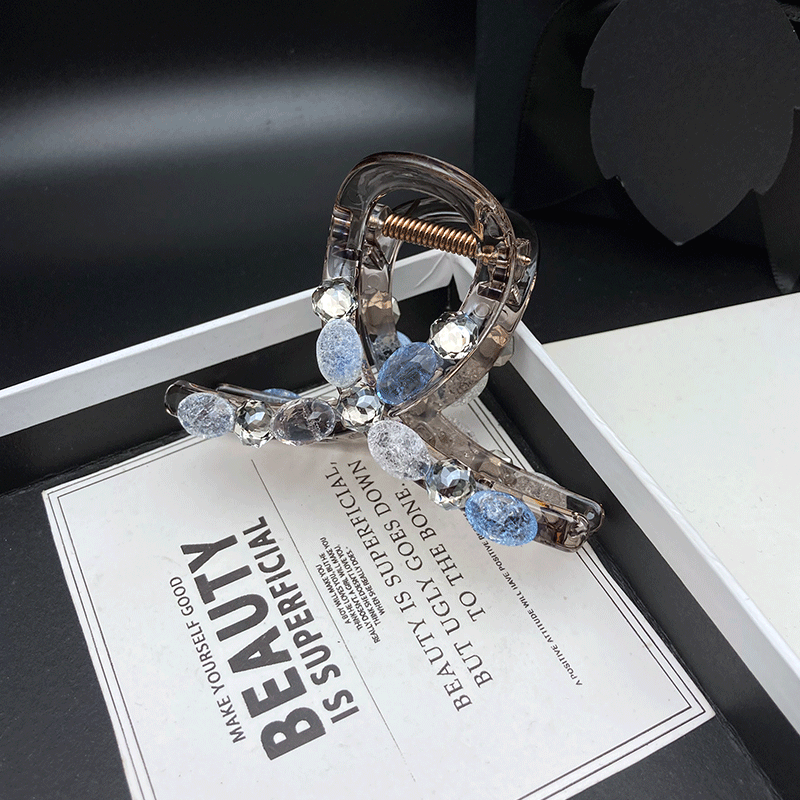 临嫣抓夹亚克力原创设计镶钻发饰