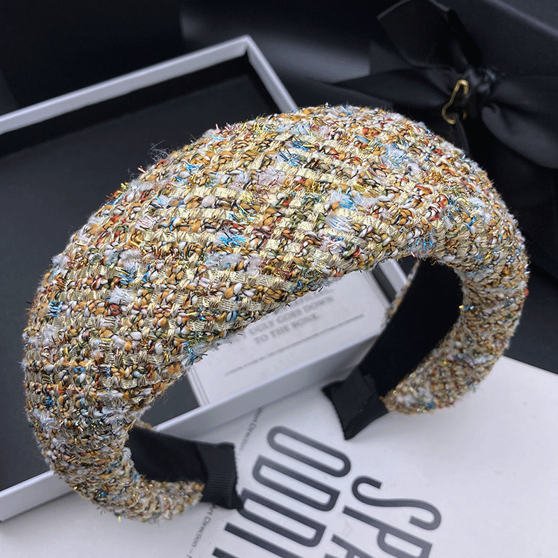 欧美风时尚洋气发卡发箍女高颅顶轻奢成人发捆头饰宽边压发头箍