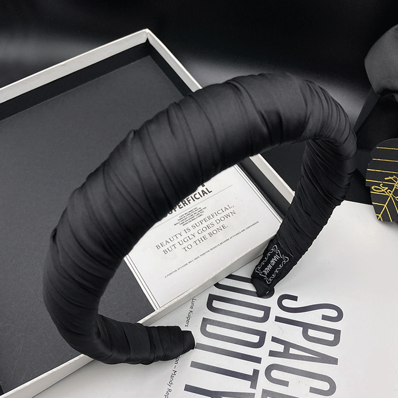 临嫣发箍缎面原创高颅顶发饰