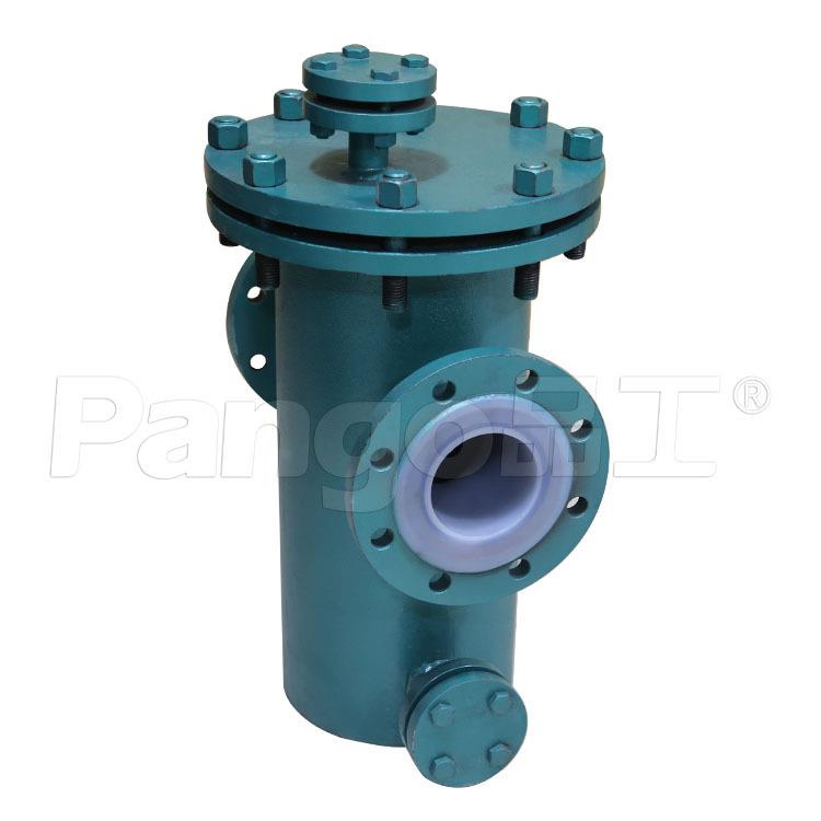 SRB-F46-16C衬氟篮式过滤器碳钢不锈钢腐蚀性介质阀门DN25-250