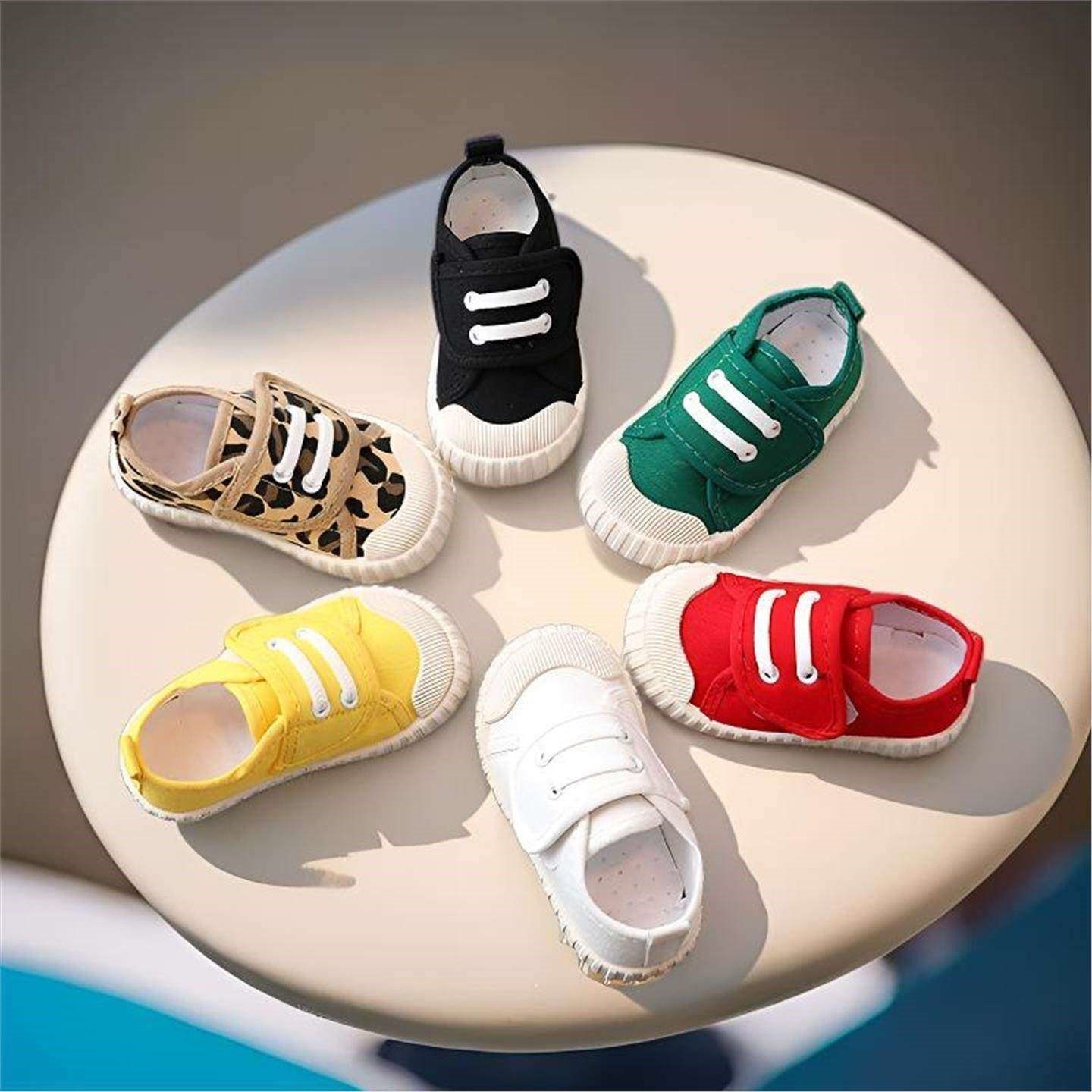 休闲鞋帆布软底板鞋低帮幼儿园魔术贴小白鞋男童女童单鞋学步鞋,童鞋/婴儿鞋/亲子鞋,学步鞋,淘宝优惠券,粉丝福利购,淘宝优惠卷