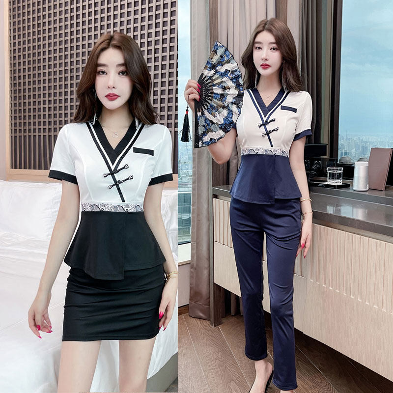 足浴中心工作服套装女高端美容院会所技师长裤按摩沐足柔式技师服,女装/女士精品,酒店工作制服,淘宝优惠券,粉丝福利购,淘宝优惠卷