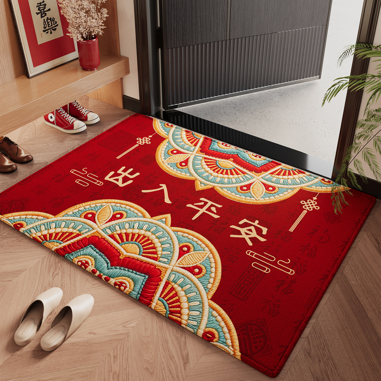 入户门地垫高级感防滑脚垫玄关大门口门垫可裁剪耐磨耐脏地毯定制,居家布艺,入户地垫,淘宝优惠券,粉丝福利购,淘宝优惠卷