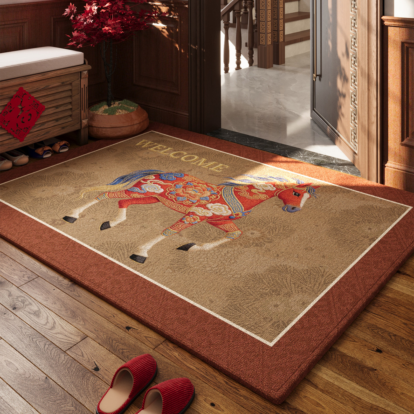 入户门地垫玄关大门口门垫防滑脚垫高级感耐脏除尘可裁剪地毯定制,居家布艺,入户地垫,淘宝优惠券,粉丝福利购,淘宝优惠卷