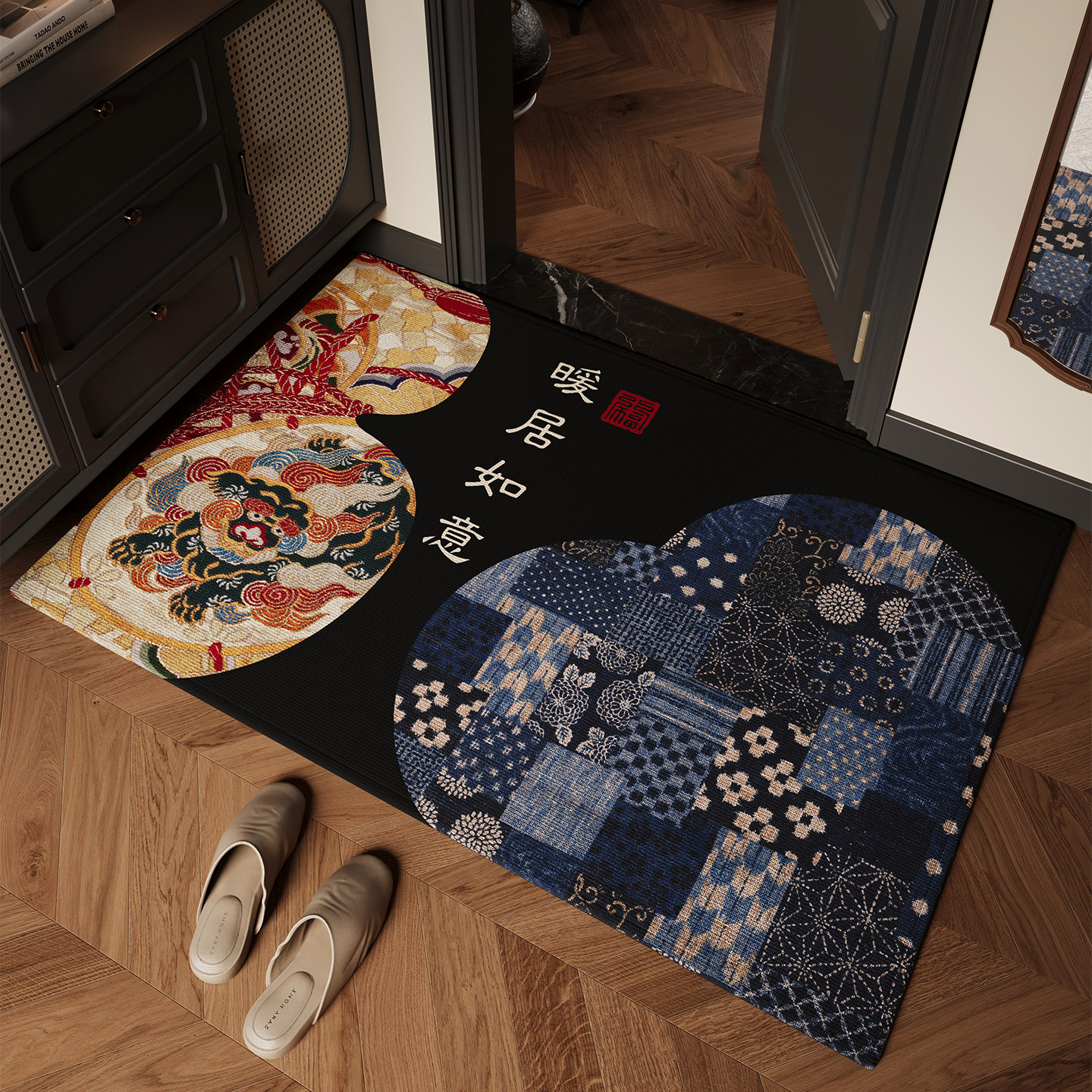入户门地垫玄关2026新款防滑脚垫轻奢高级感耐脏耐磨除尘门垫地毯,居家布艺,入户地垫,淘宝优惠券,粉丝福利购,淘宝优惠卷