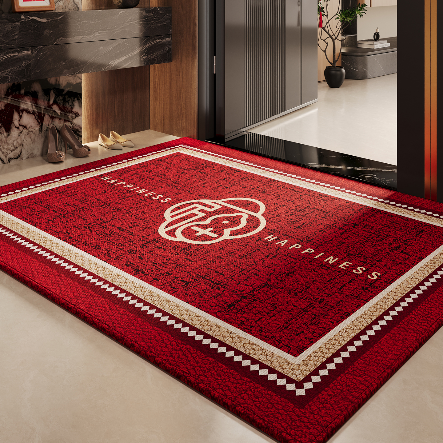 2025新款入户门地垫防滑除尘脚垫