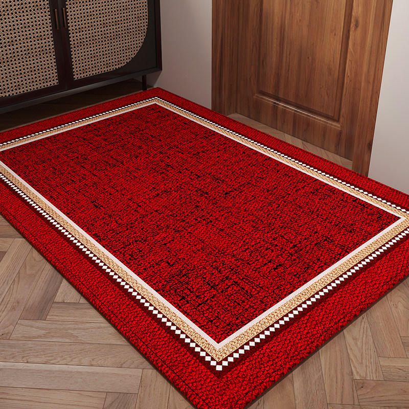 龙年喜庆红色入户门地垫除尘耐脏门垫可裁剪地毯玄关大门进门脚垫,居家布艺,入户地垫,淘宝优惠券,粉丝福利购,淘宝优惠卷