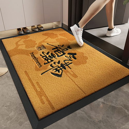 入户门地垫别墅大门口高端进门防滑脚垫免打理耐脏除尘家用地毯