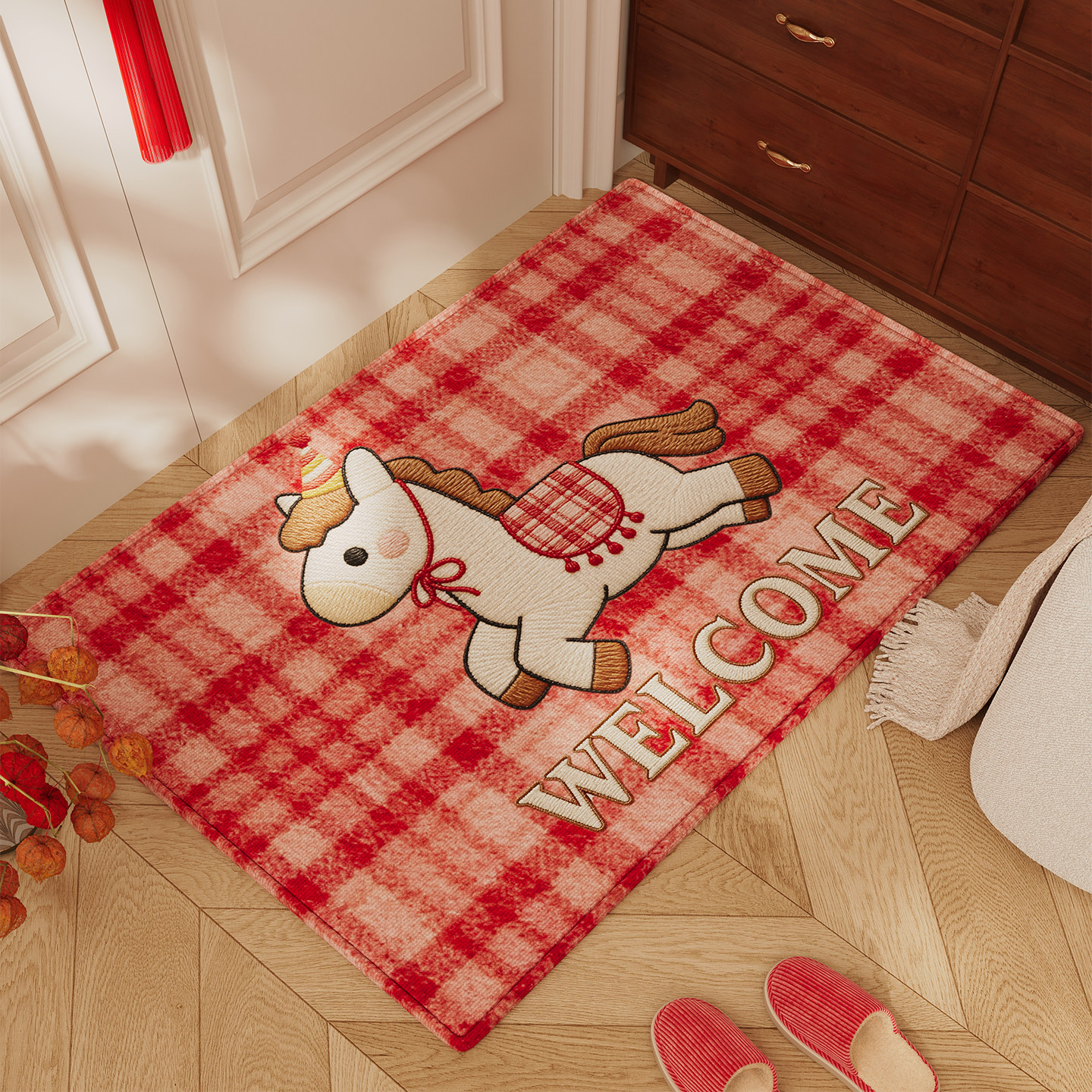 入户门地垫马年轻奢高级感进门除尘免洗耐脏防滑脚垫地毯门垫定制,居家布艺,入户地垫,淘宝优惠券,粉丝福利购,淘宝优惠卷