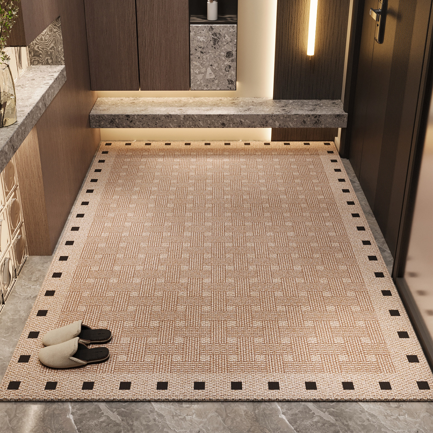 入户门地垫玄关防滑脚垫门口可裁剪地毯耐脏除尘免洗进门高端门垫,居家布艺,入户地垫,淘宝优惠券,粉丝福利购,淘宝优惠卷