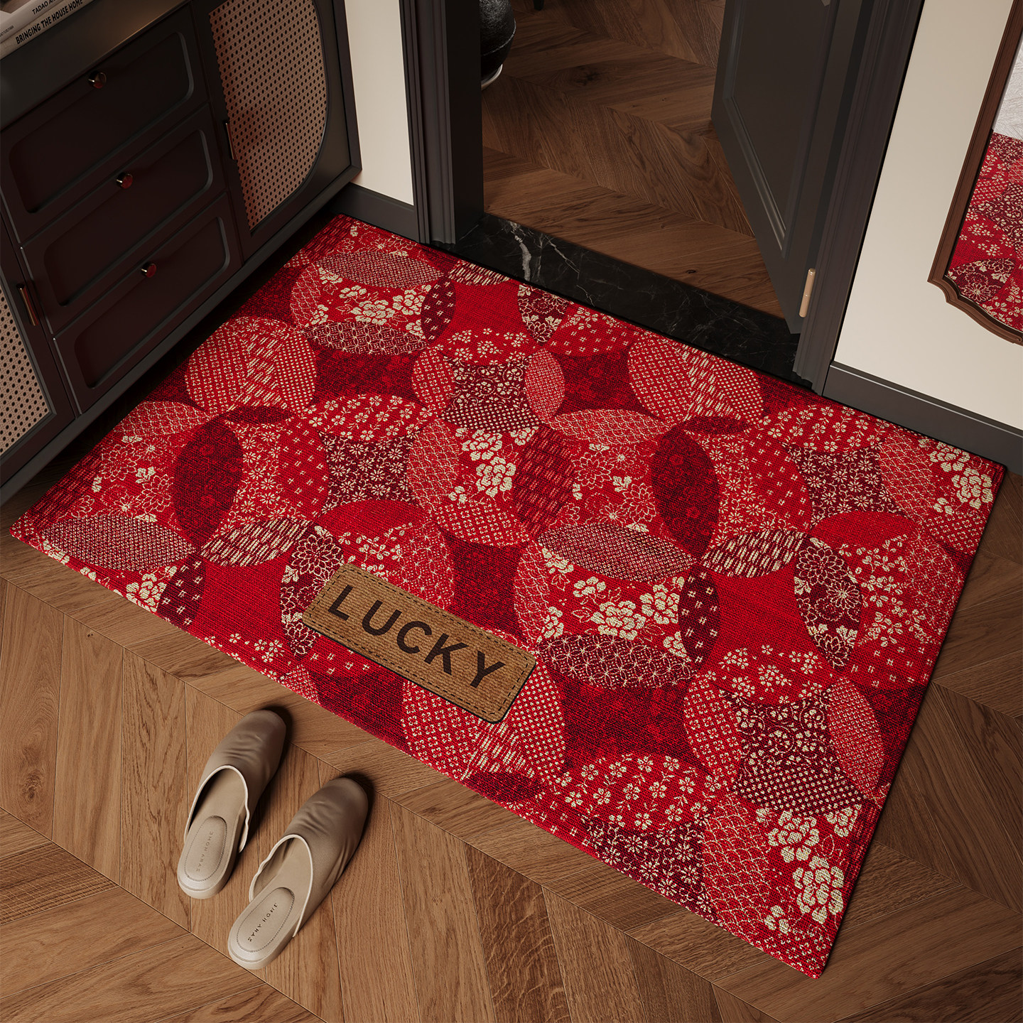 高级感入户门地垫玄关门口进门防滑脚垫耐脏除尘免打理可裁剪地毯,居家布艺,入户地垫,淘宝优惠券,粉丝福利购,淘宝优惠卷