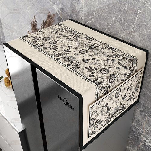 冰箱防尘盖布双开门新款予物集