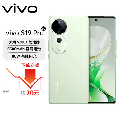 vivo S19 Pro 索尼双5000万全焦段人像 抗水抗摔长续航 拍照手机