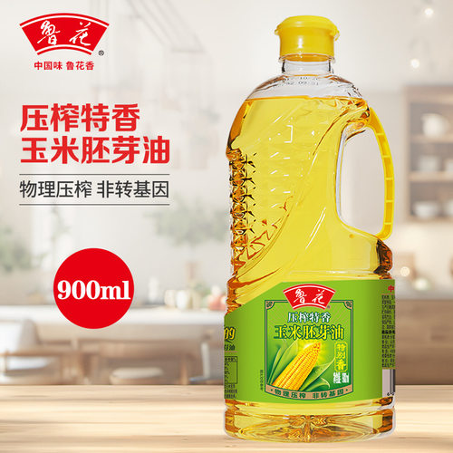 鲁花玉米胚芽油900ml非转基因