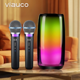 泛歌K1无线唱歌话筒音响一体麦克用k歌家庭ktv卡拉ok蓝牙音箱风家
