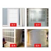 简约奶油风折叠门家用高级感阳台浴室推拉门厂家供应商铺隔断门
